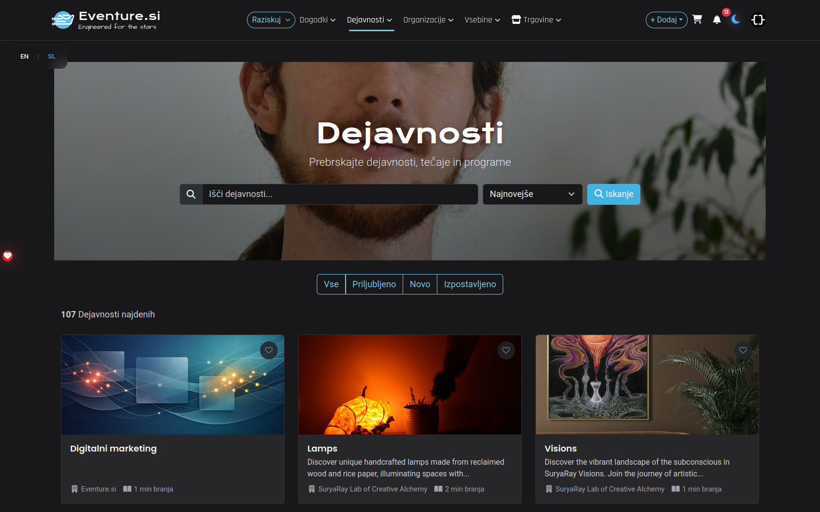 eventure-dark-activities